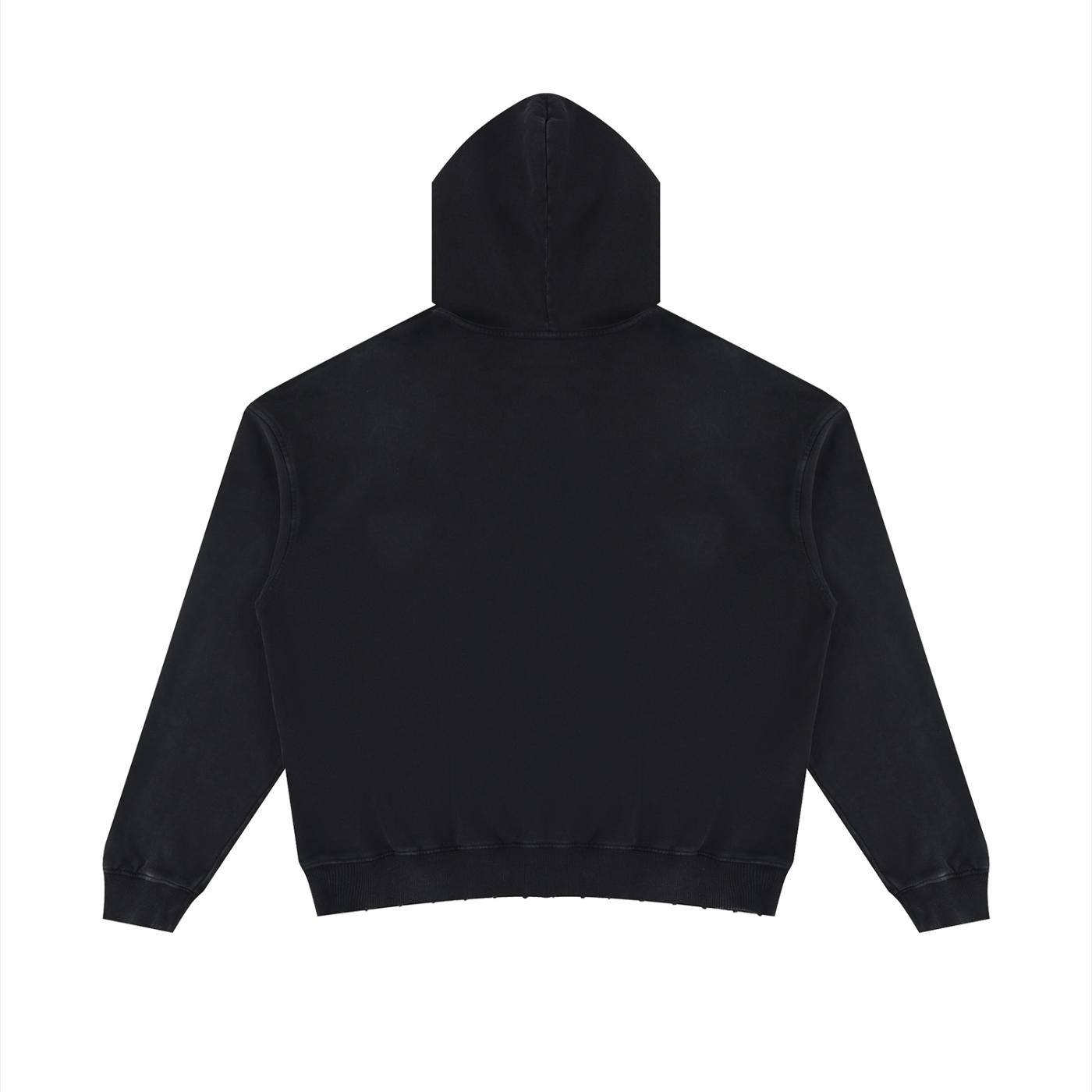 Unisex Mineral Wash Distressed Hoodie