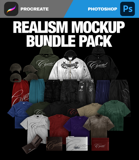 MEGA MOCKUP PACK (PHOTOSHOP & PROCREATE)