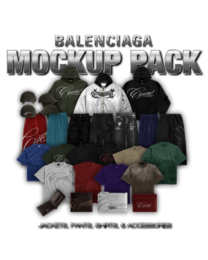 BALENCIAGA MEGA MOCKUP PACK