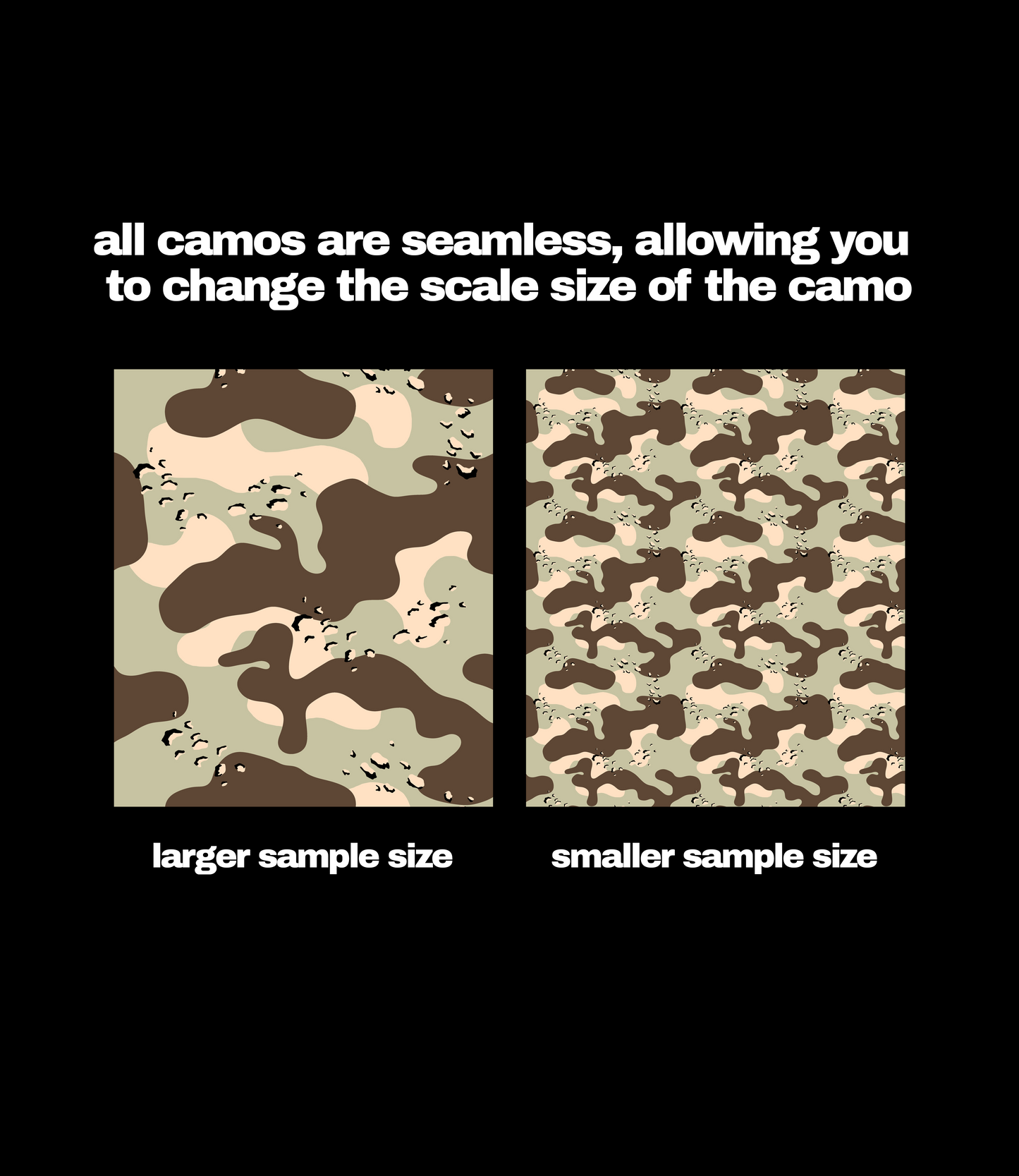 CAMO PATTERN PACK [PHOTOSHOP & PROCREATE]