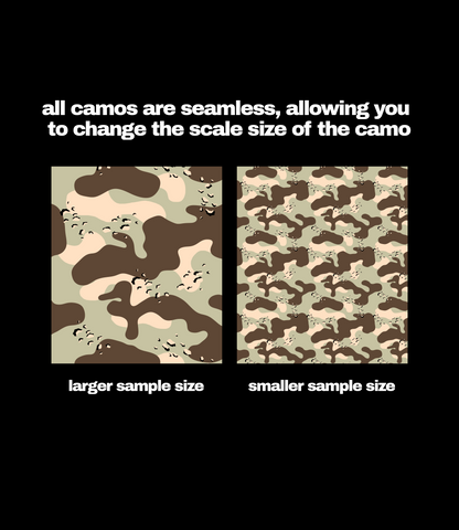 CAMO PATTERN PACK [PHOTOSHOP & PROCREATE]
