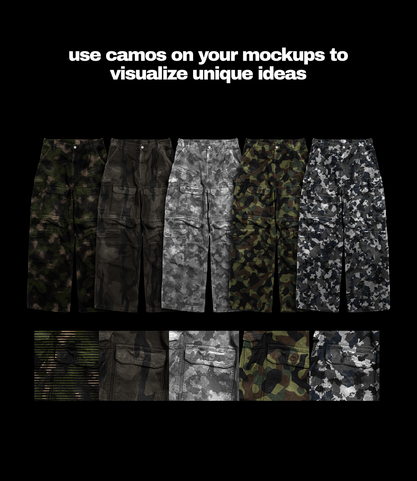 CAMO PATTERN PACK [PHOTOSHOP & PROCREATE]