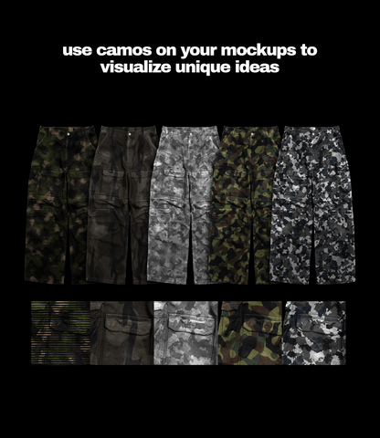 CAMO PATTERN PACK [PHOTOSHOP & PROCREATE]