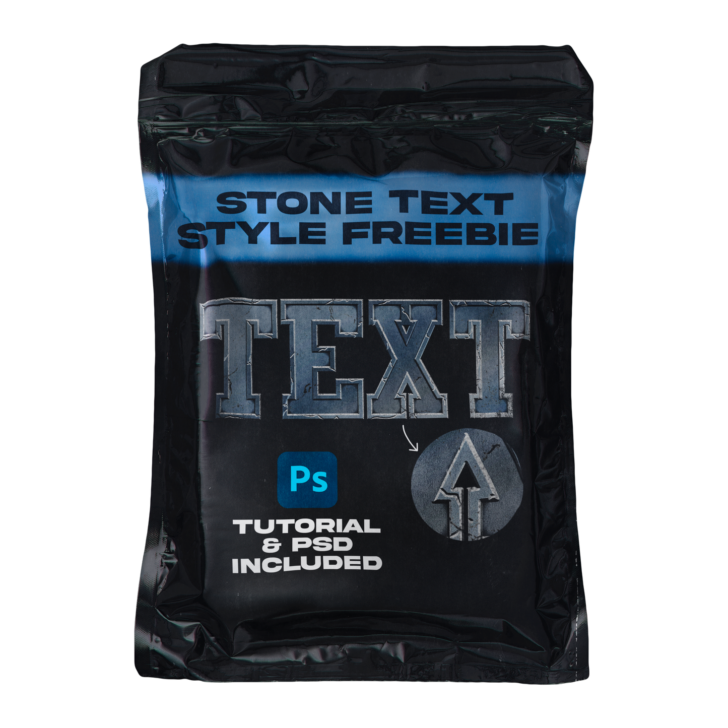 STONE TEXT STYLE FREEBIE