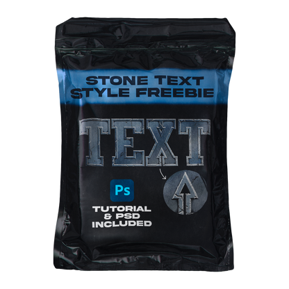 STONE TEXT STYLE FREEBIE