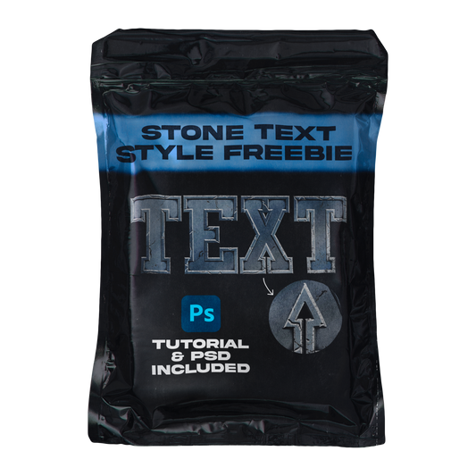 STONE TEXT STYLE FREEBIE